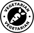 Glucotide vegetarian-ingredient badge shown by the manufacturer
