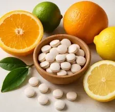 Vitamin C in Glucotide blood sugar support capsules