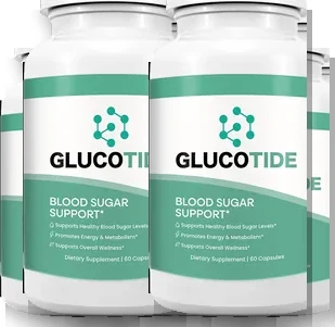 Glucotide 6-bottle 180-day blood sugar supplement bundle